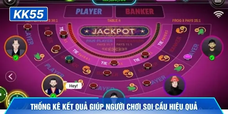 Thống kê kết quả giúp người chơi soi cầu hiệu quả