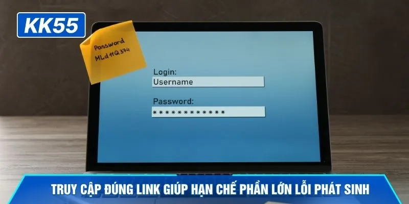 Truy cập đúng link giúp hạn chế phần lớn lỗi phát sinh
